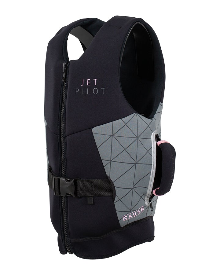 Jet Pilot Cause Ladies F/E Neo Vest - Black