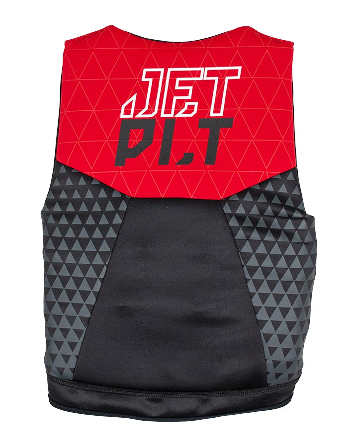 Jet Pilot Cause Youth F/E Neo Vest - Red