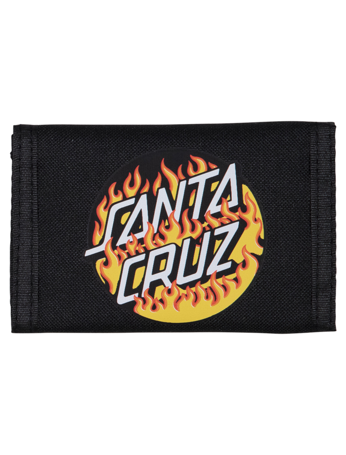 Santa Cruz Blaze Dot Wallet - Black