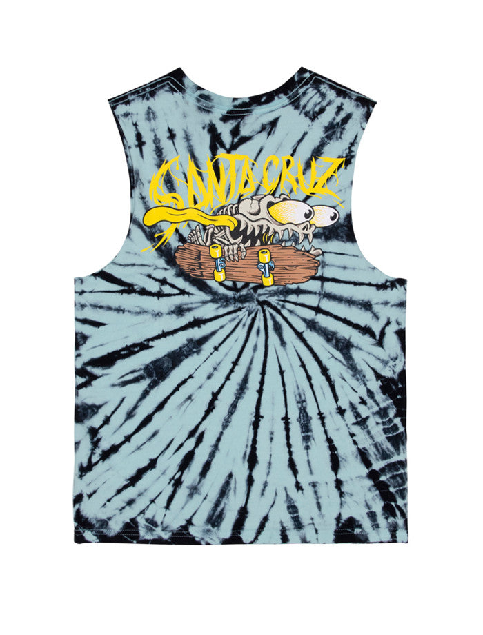 Santa Cruz Bone Slasher Tie Dye Muscle - Ocean Tie Dye