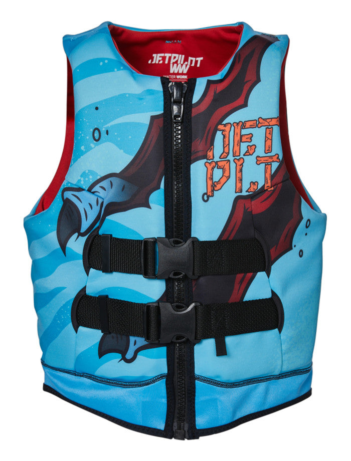 Jetpilot Boys Rex Youth Cause Neo Vest - Blue