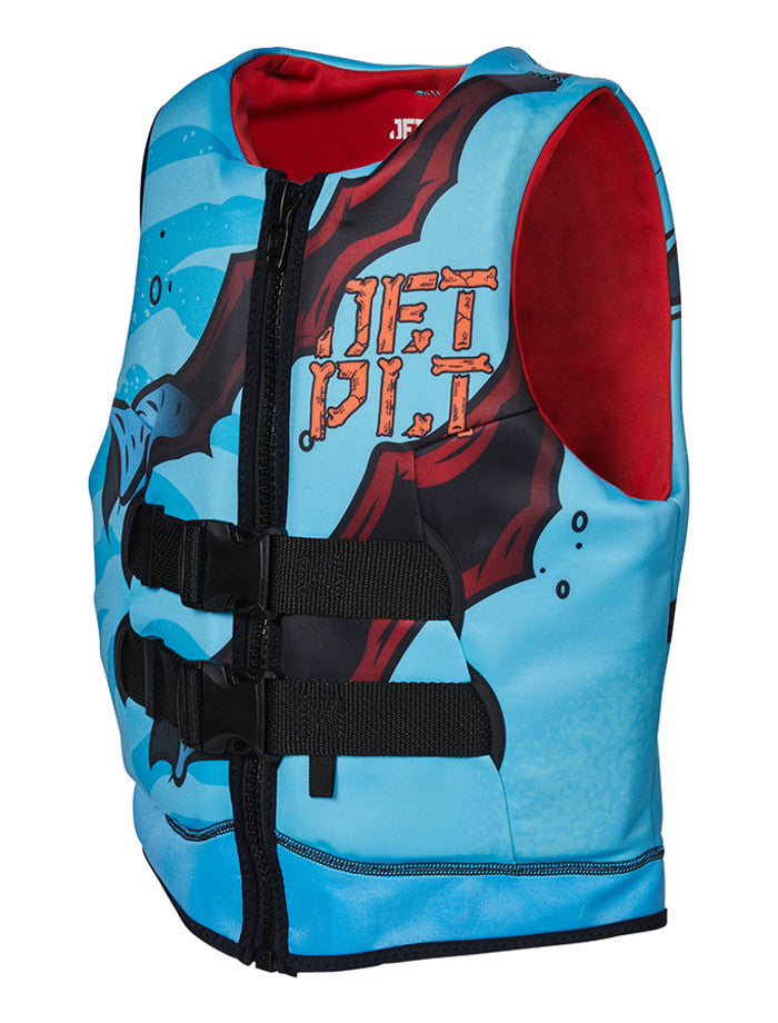 Jetpilot Boys Rex Youth Cause Neo Vest - Blue