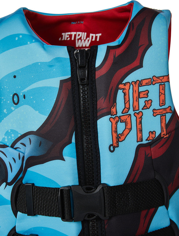 Jetpilot Boys Rex Youth Cause Neo Vest - Blue