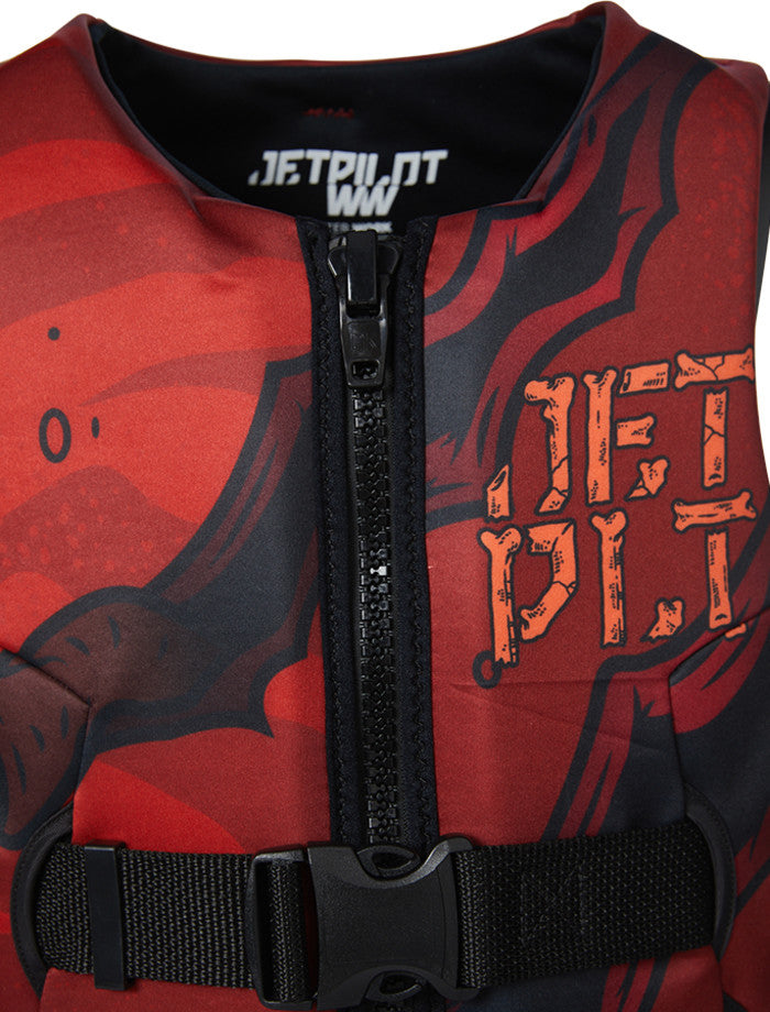 Jetpilot Boys Rex Youth Cause Neo Vest -Red