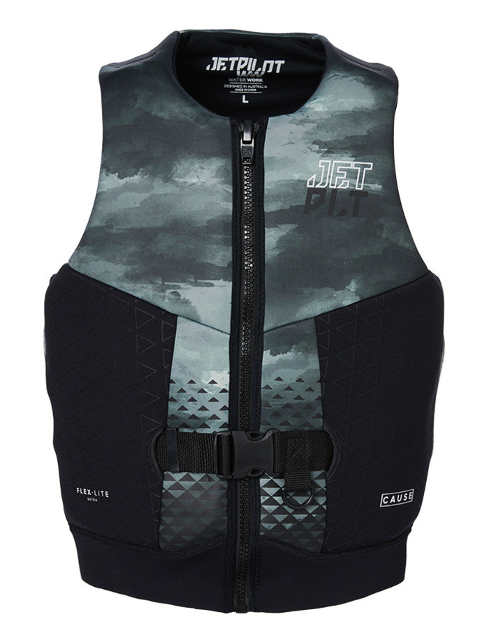 Jetpilot Cause Mens S-Grip F/E Neo Vest - Camo