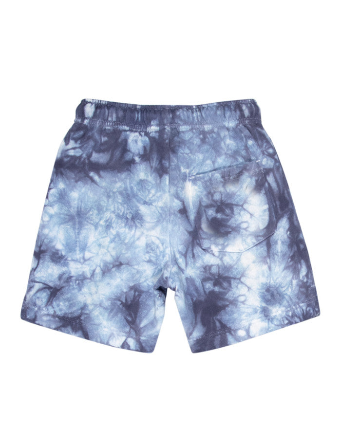 Santa Cruz Checked Out Flamed Dot Track Shorts - Blue Tie Dye