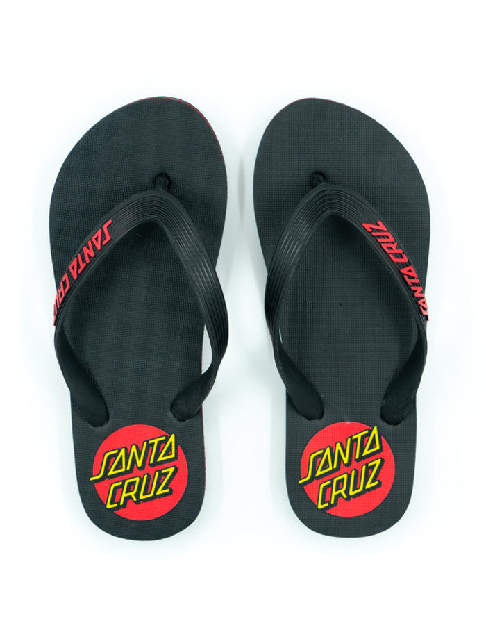 Santa Cruz Classic Dot Thongs - Black