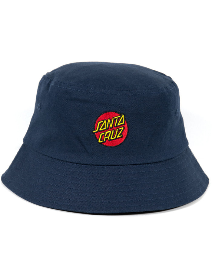 Santa Cruz Classic Dot Bucket Hat - Navy