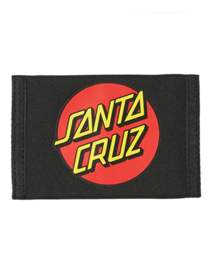 Santa Cruz Classic Dot Strip Wallet - Black