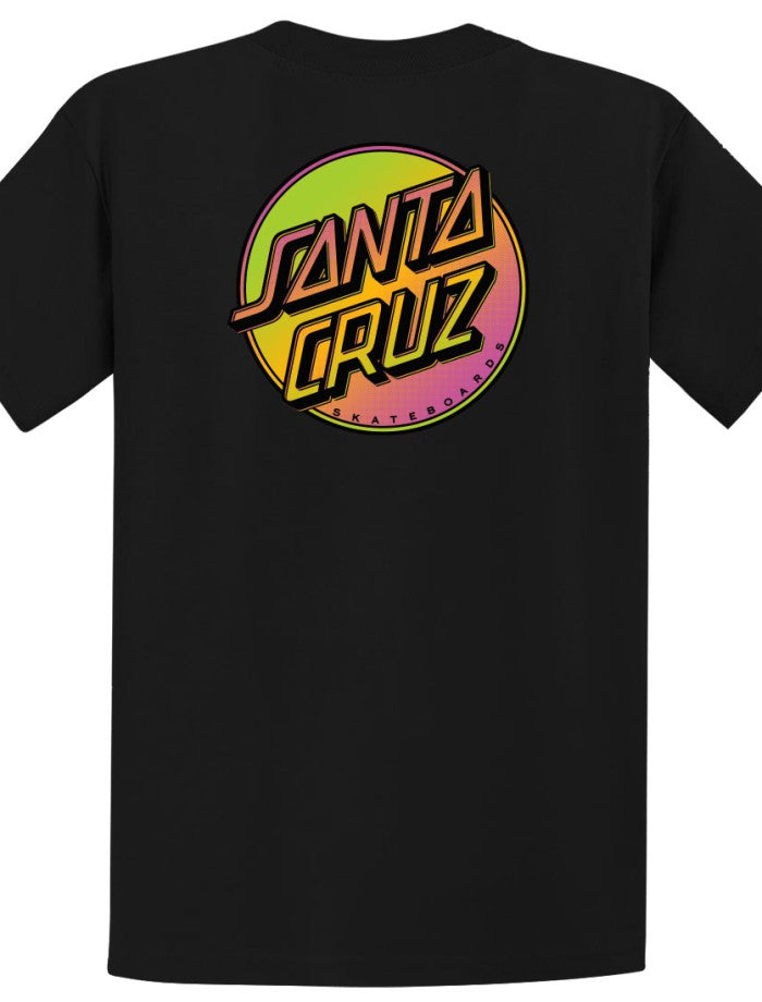 Santa Cruz Contra Dot Pop Tee - Black