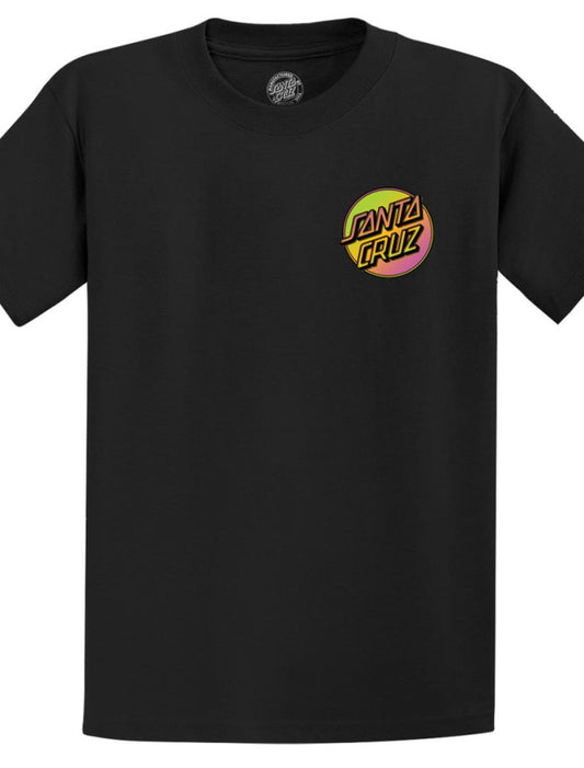 Santa Cruz Contra Dot Pop Tee - Black