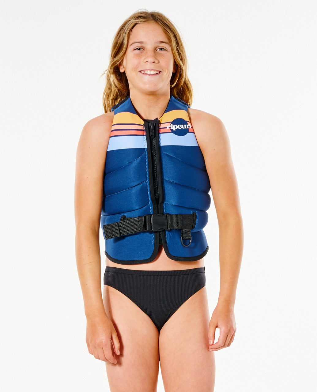 RIP CURL Girls Dawn Patrol Buoyancy Vest - Navy