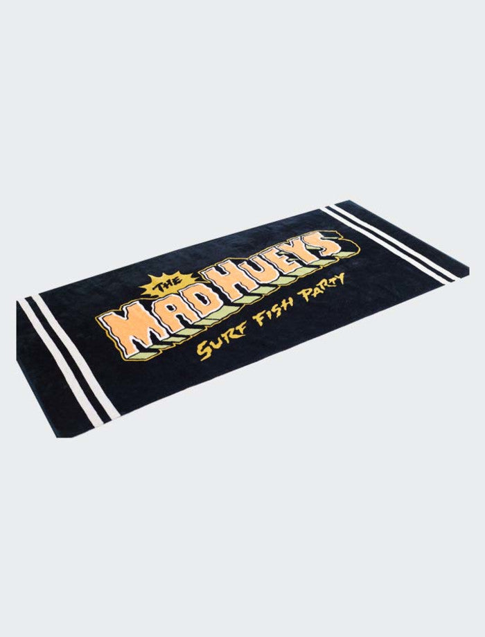 Mad Hueys Dirty Vacay Surf Towel - Black