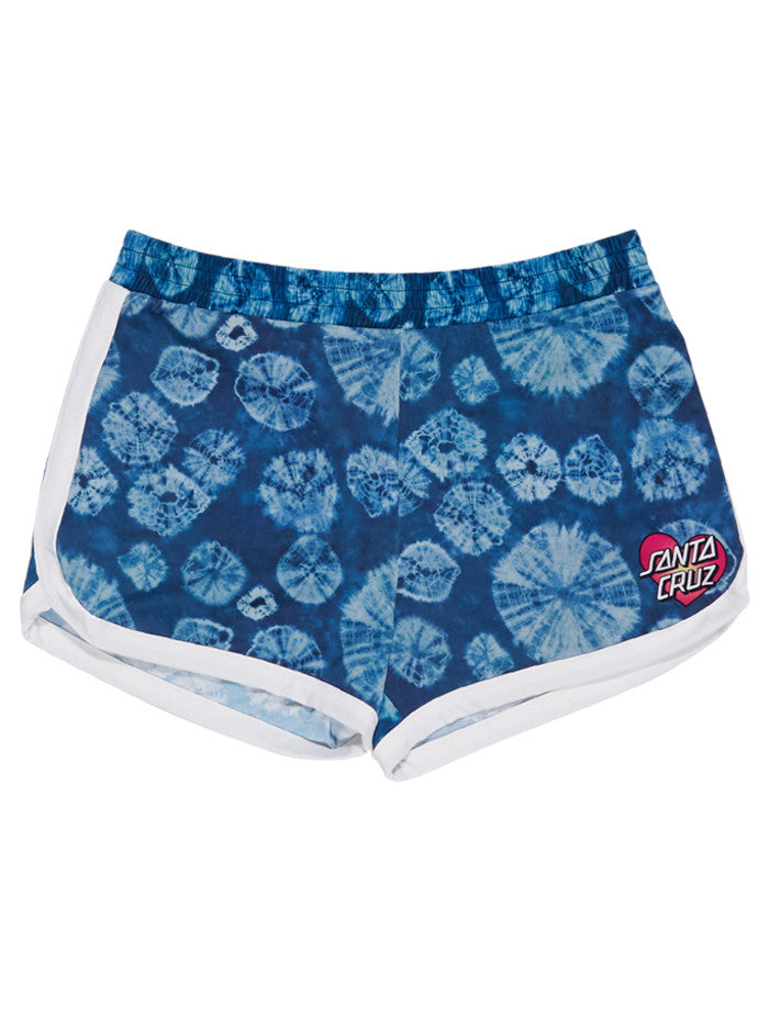 Santa Cruz Gradient Heart Dot Shorts - Navy Tie Dye