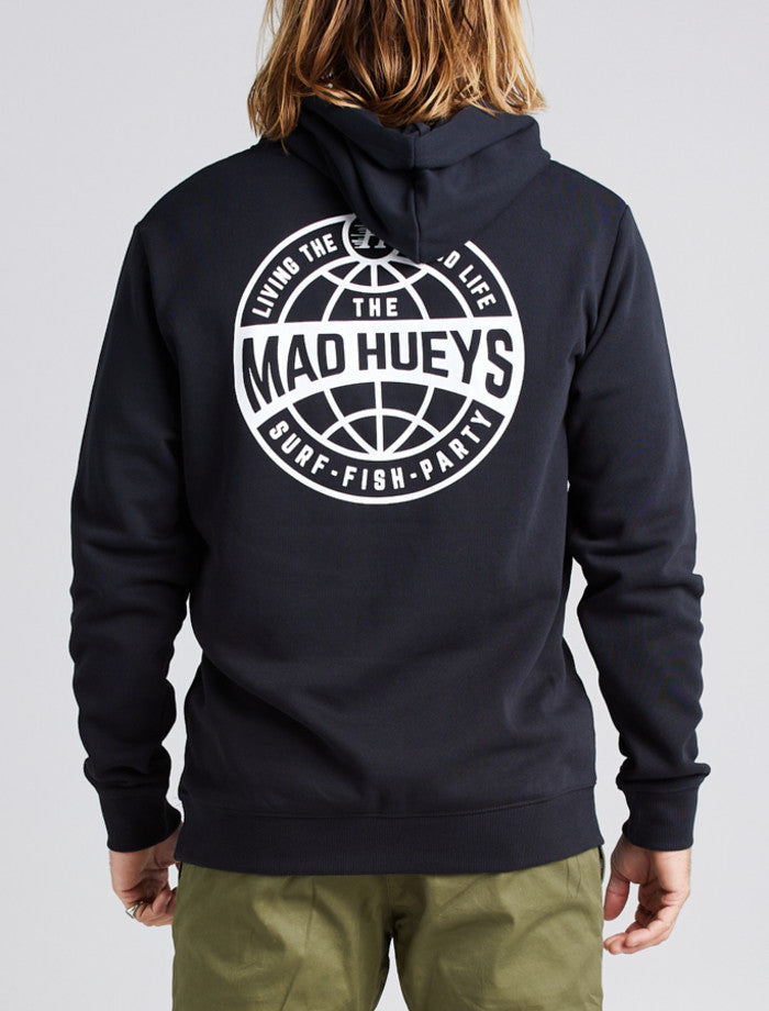 Mad Hueys Hueys Global Pullover - Black