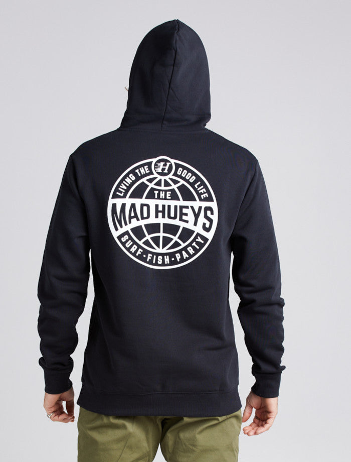 Mad Hueys Hueys Global Pullover - Black