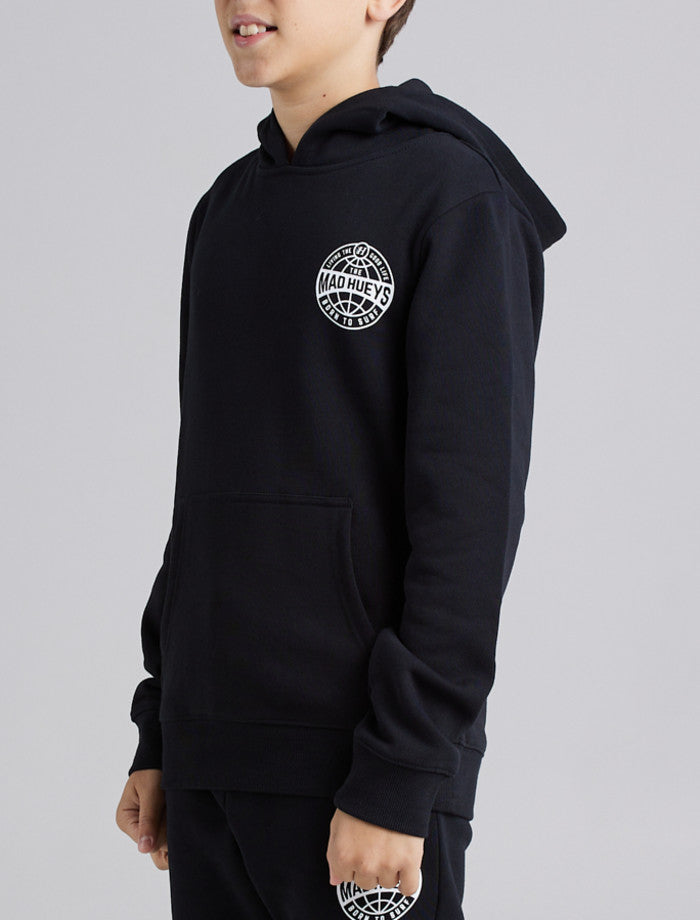 Mad Hueys Hueys Global Youth Pullover - Black