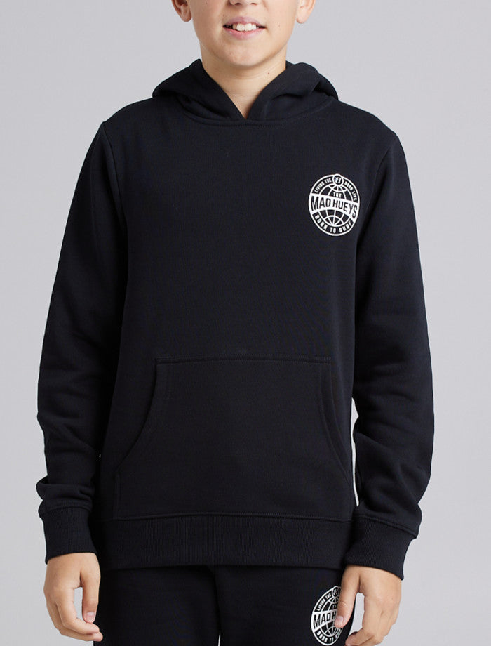 Mad Hueys Hueys Global Youth Pullover - Black