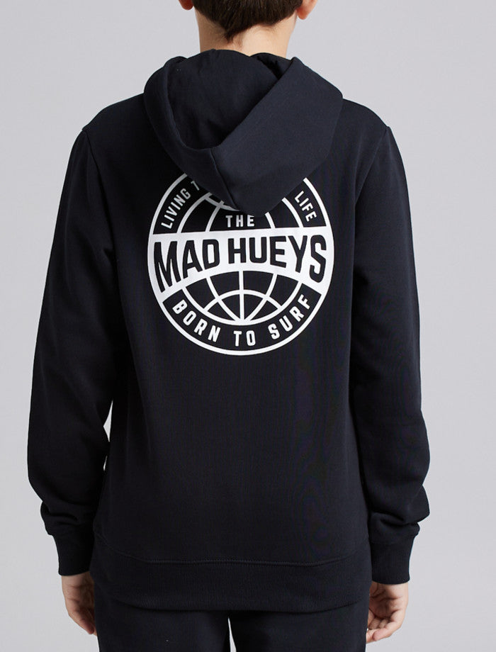 Mad Hueys Hueys Global Youth Pullover - Black