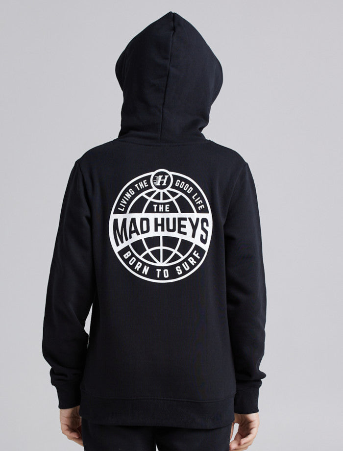 Mad Hueys Hueys Global Youth Pullover - Black