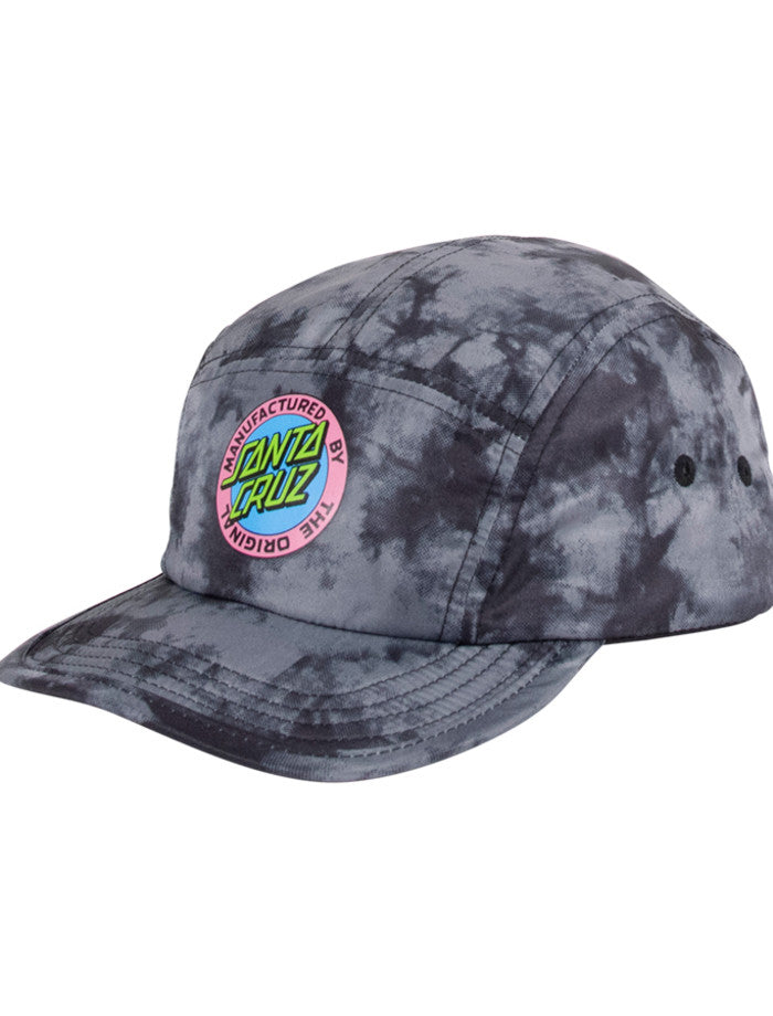 Santa Cruz MFG Dot Retro Tie Dye Cap- Black Tie Dye