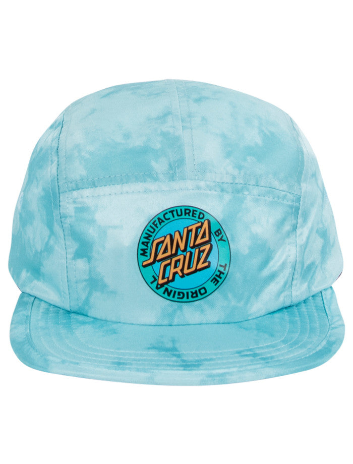 Santa Cruz MFG Dot Retro Tie Dye Cap- Ocean Tie Dye