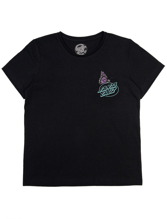 Santa Cruz Mushroom Monarch Dot Tee - Black