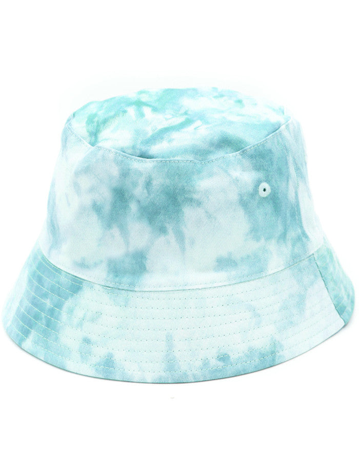 Santa Cruz Other Dot Bucket Hat - Aqua Tie Dye