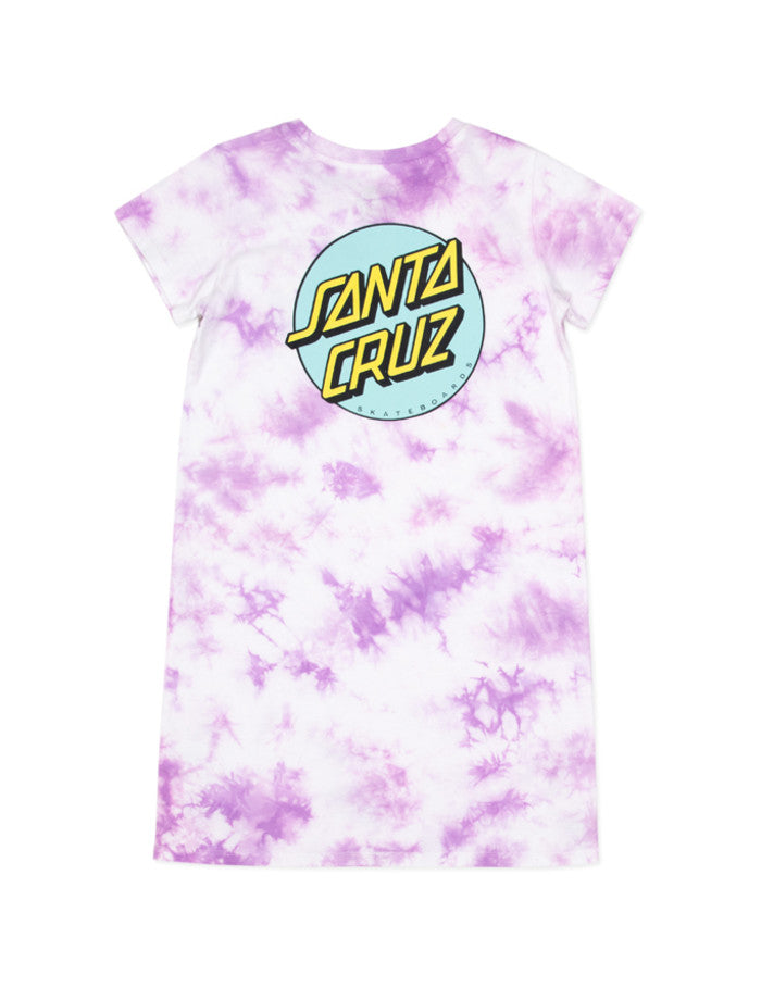 Santa Cruz Other Dot Pop Chest Dress - Purple Tie Dye