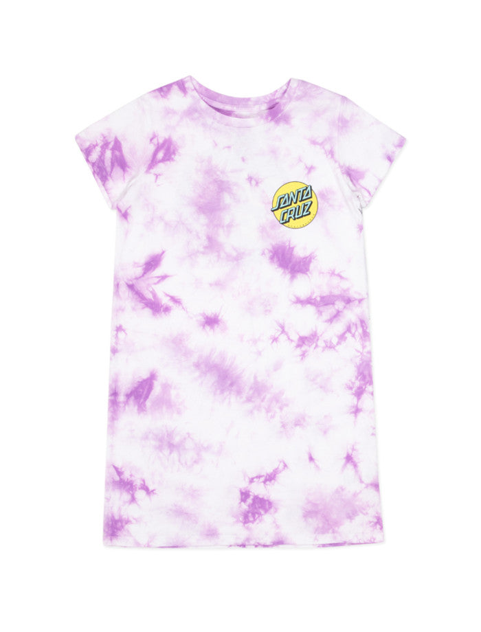 Santa Cruz Other Dot Pop Chest Dress - Purple Tie Dye